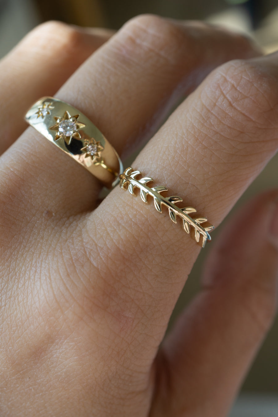 Buy Stylish Leaf Design Kid's Gold Ring- Joyalukkas